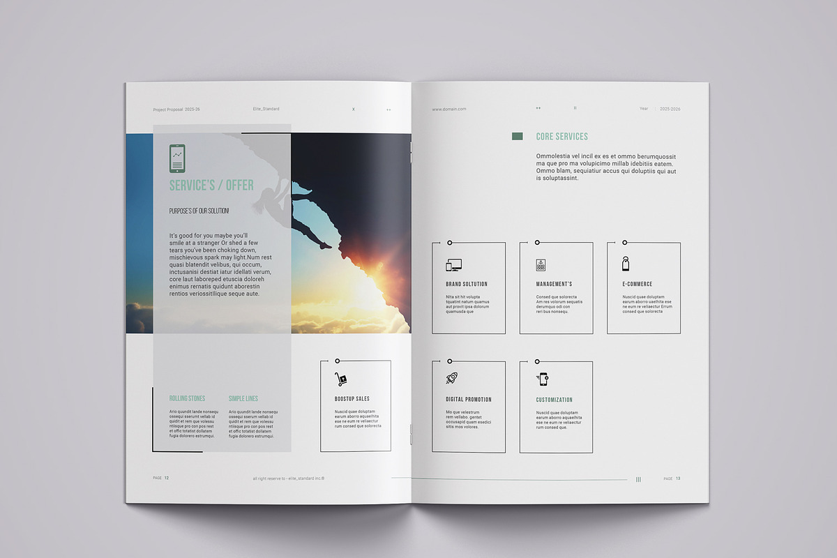 Proposal, a Brochure Template by Elite_Standard (Photo 7 of 14)
