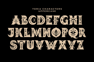 Toria Bohemian Decorative Serif Font