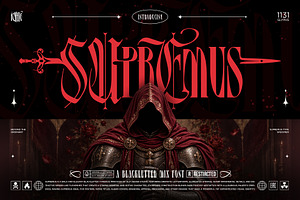 Supremus Typeface
