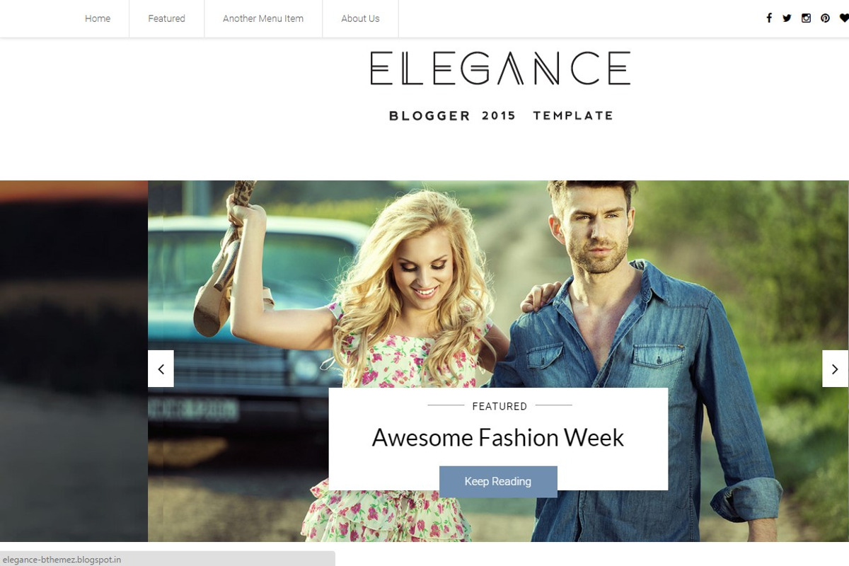 Elegance Clean Blogger Template, a Websites & App Template by bthemez (Photo 5 of 5)