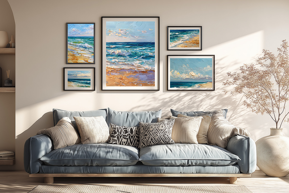 Ocean Waves Illustration, a Decorative Illustration by Housui Patterns (Photo 7 of 12)