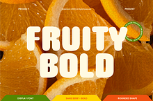 Fruity Bold - Bold Display Font