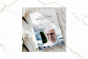 Funeral Invitation Canva FR010, an Invitation Template by TyphoonStudio (Thumbnail 1 of 7)