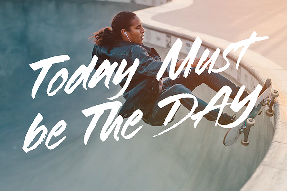 Rushway - Handwritten Display Font preview 7