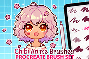 Anime Style Brushes for Procreate, a Brushes & More by InkPrintsTattoo (Thumbnail 1 of 8)