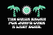 Chunky Hippie Display Font, a Font by Oui Studio (Thumbnail 5 of 10)