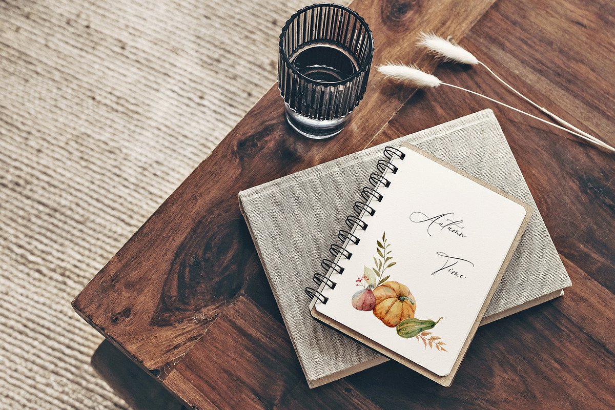 Autumn Time. Watercolor collection., a Decorative Illustration by Elena Medvedeva (Photo 8 of 11)