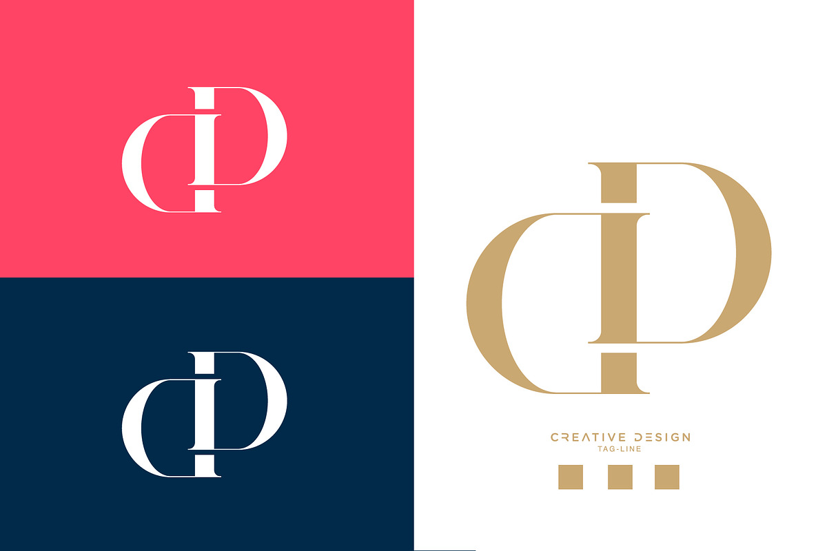 DD or D logo monogram, a Branding & Logo Template by design_proleague
