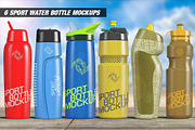 Sport Water Bottle Mockups Bundle, a Product Mockup by PSD Market (Thumbnail 2 of 14)