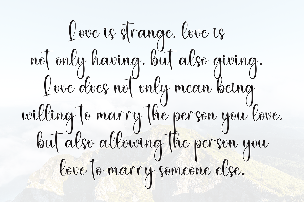 Beauty Highland | Script Font, a Handwritten Font by Scratchones (Photo 6 of 8)