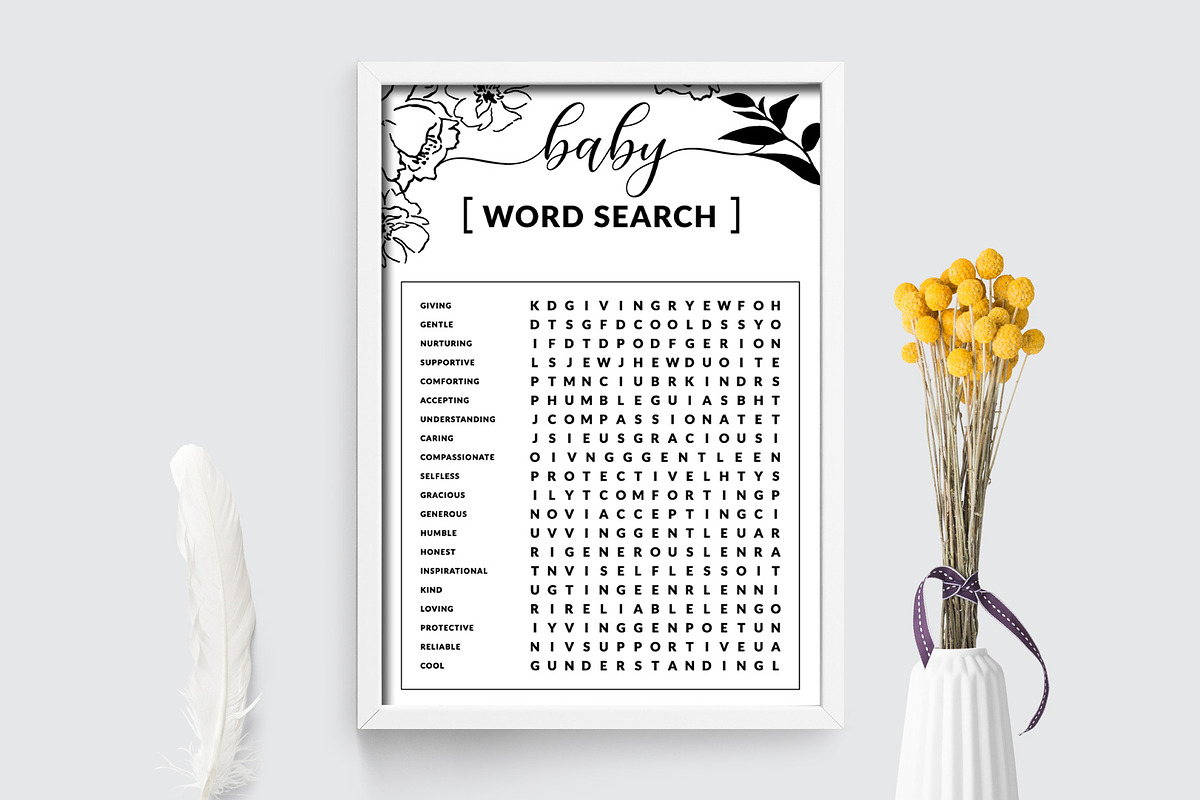Baby Word Search Game, a Templates & Theme by Amit Debnath (Photo 6 of 6)