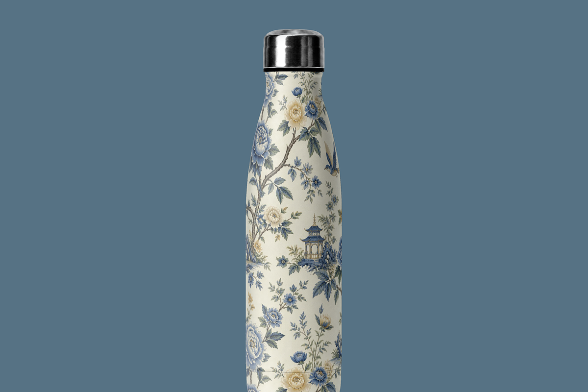 Blue Chinoiserie Seamless Pattern, a Pattern Graphic by elif (Photo 13 of 13)