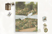 Rose Garden Printable Vellum Overlay, an Invitation Template by SilverJoyAtelier (Thumbnail 1 of 2)