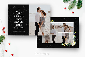 Christmas Card Template CC027