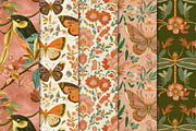 Embroidered Floral & Fauna Patterns, a Pattern Graphic by Maishop (Thumbnail 2 of 3)