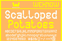 Scalloped Potatoes font