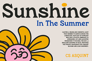 CS Asquint Serif Font