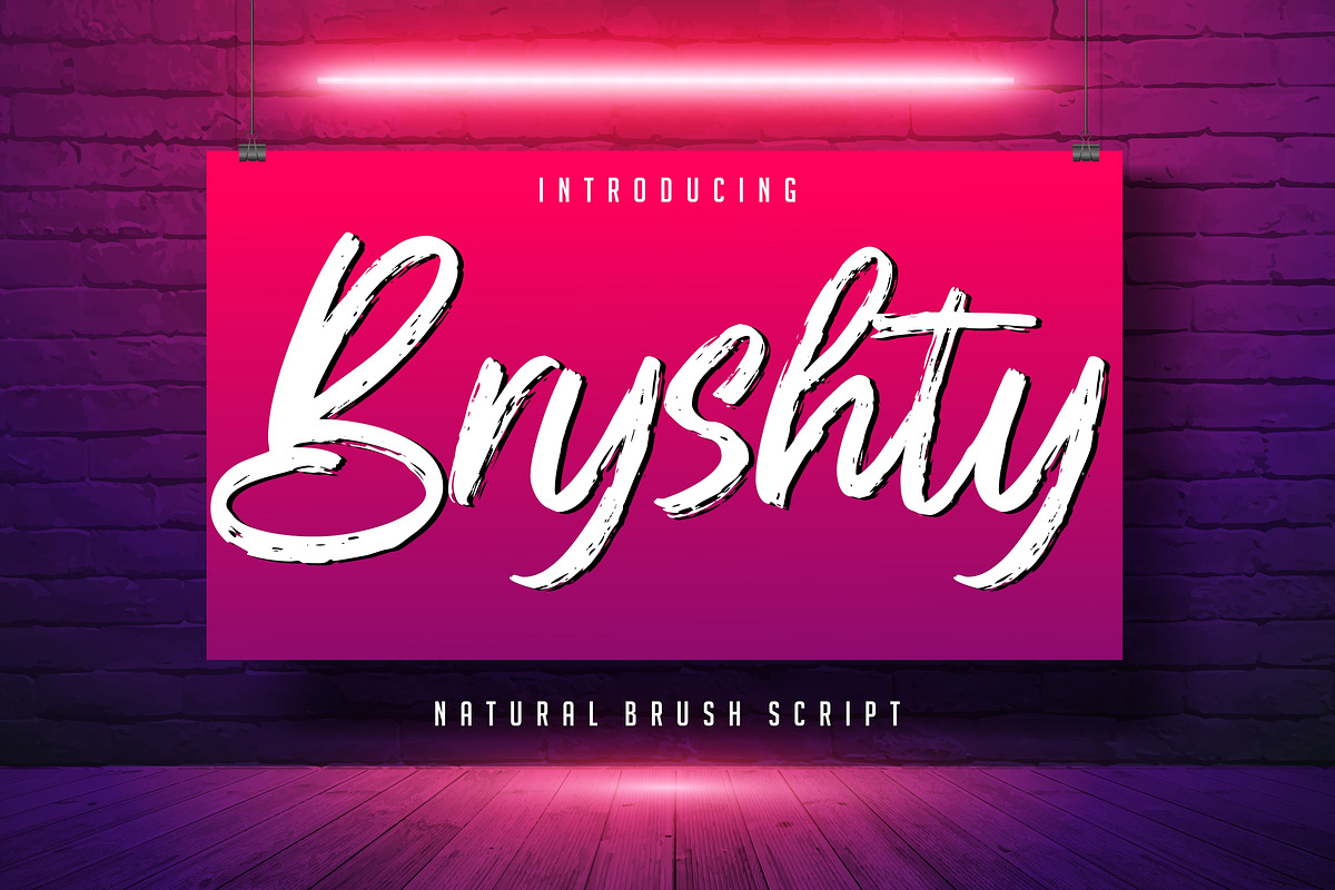 Bryshty Natural Brush Script