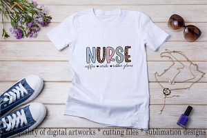 Nurse Bundle Sublimation Design