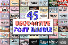 Decorative Font Bundle