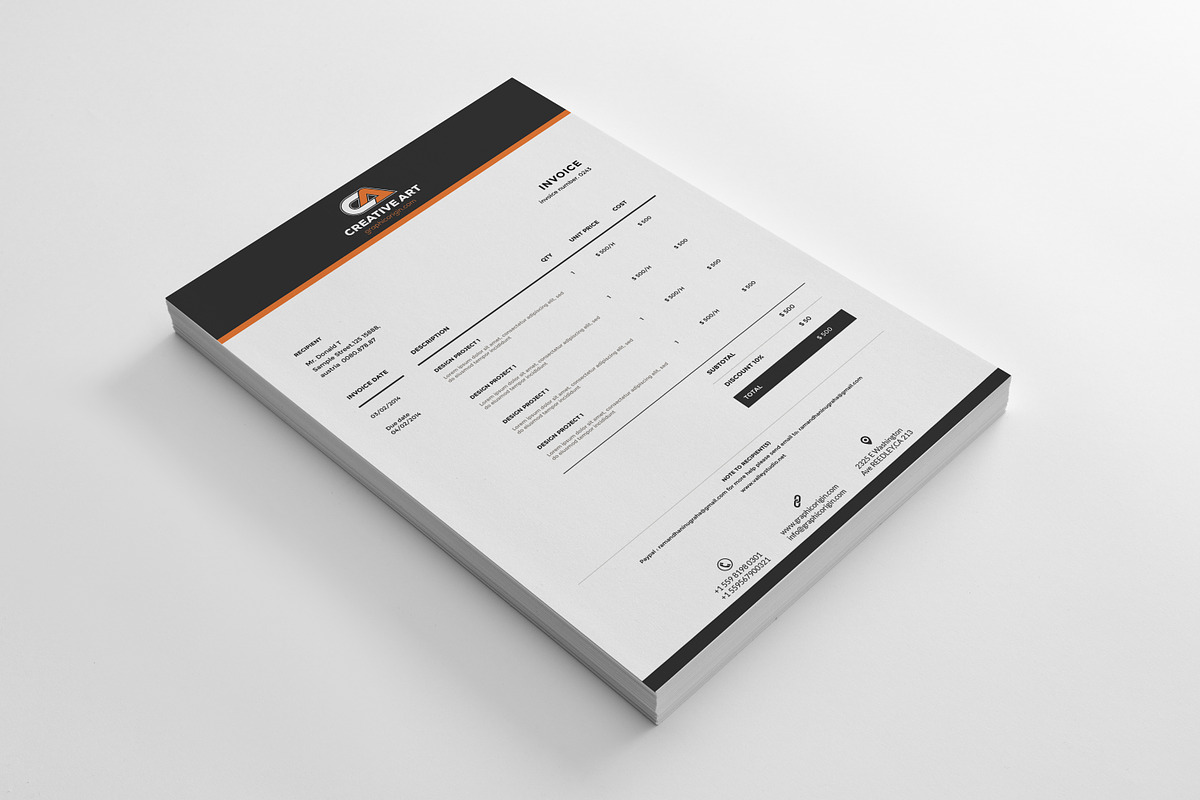 Branding Identity, a Stationery Template by Graphic Origin (Photo 9 of 11)