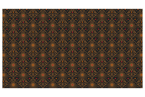 Geometric Art Deco Ornament, a Pattern Graphic by Creative Backgrounds