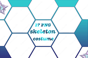 skeleton costume,halloween art, an Object Graphic by DreamerStarCo (Thumbnail 4 of 7)