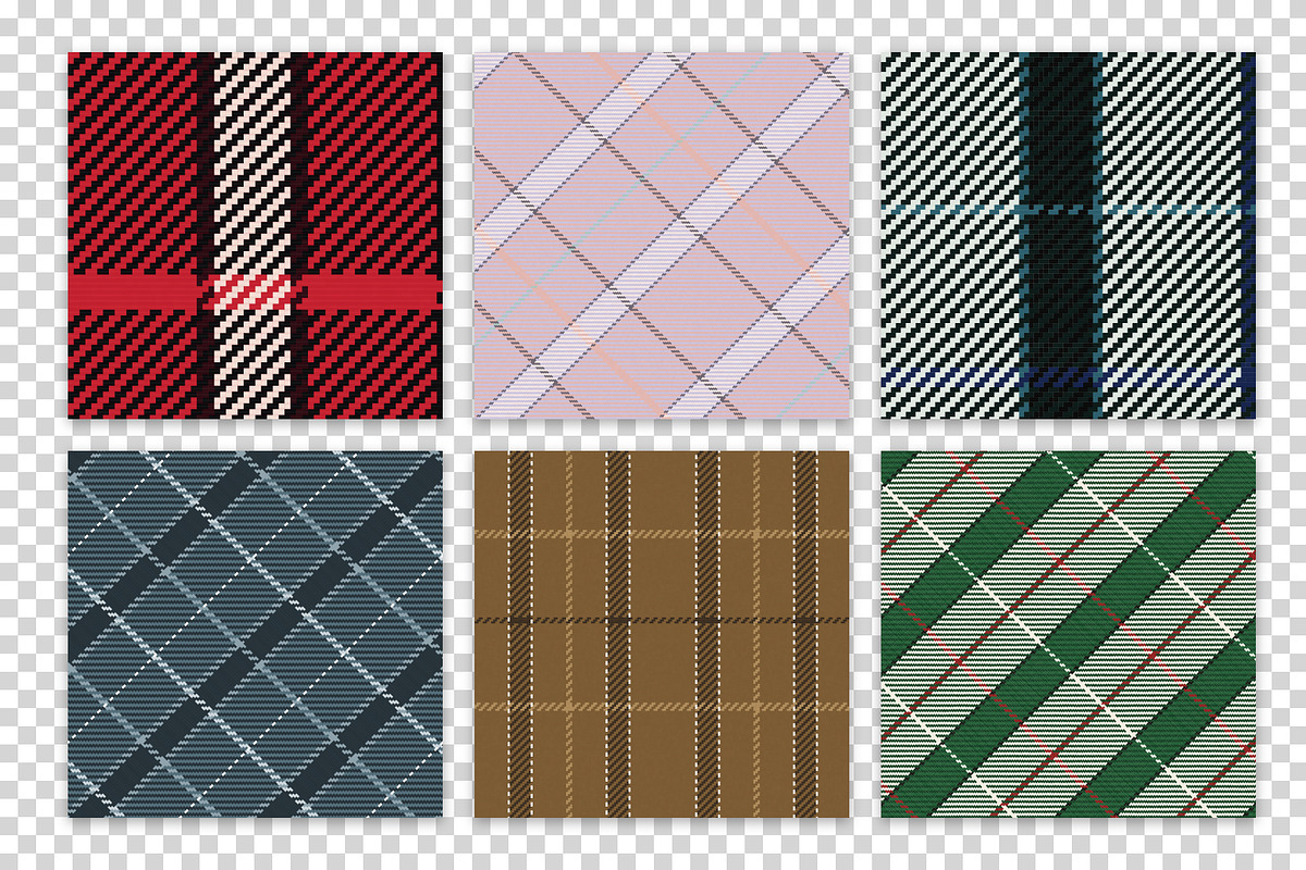 Stripe Plaid Twill Digital Paper Set, a Pattern Graphic by Gfx Expert Team (Photo 2 of 3)