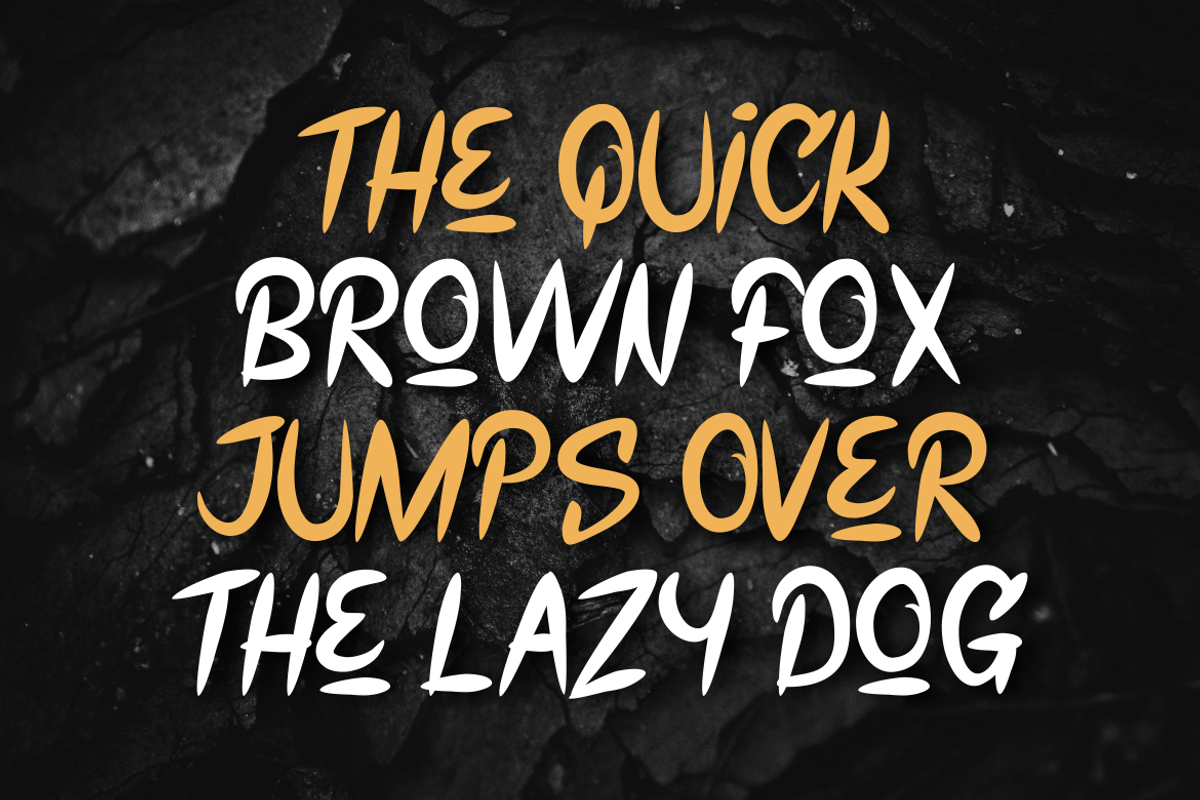 Ghost Died - Modern Handwritten font, a Handwritten Font by MaikoHatta (Photo 2 of 4)
