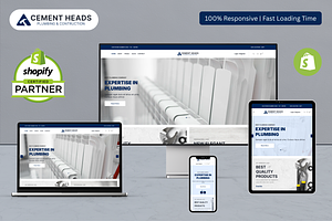 Plumbing, Construction & Flooring, a Shopify Template by HasnainDEV