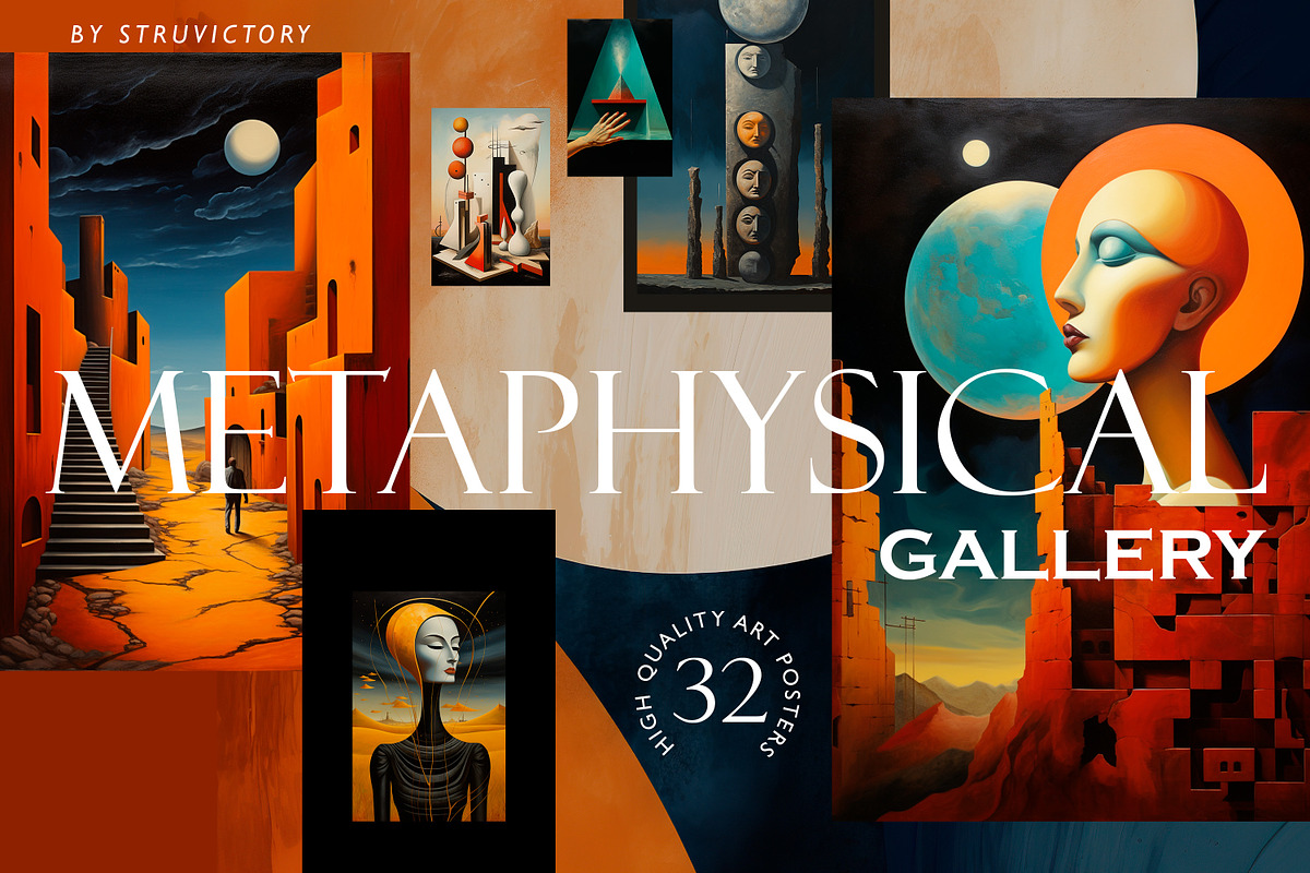 Metaphysical Gallery Art Posters, an Object Graphic by Struvictory.art (Photo 1 of 7)