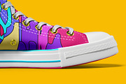 Sneakers Shoes Mockup - 9 views, a Packaging Mockup by Illusiongraphic (Thumbnail 22 of 28)