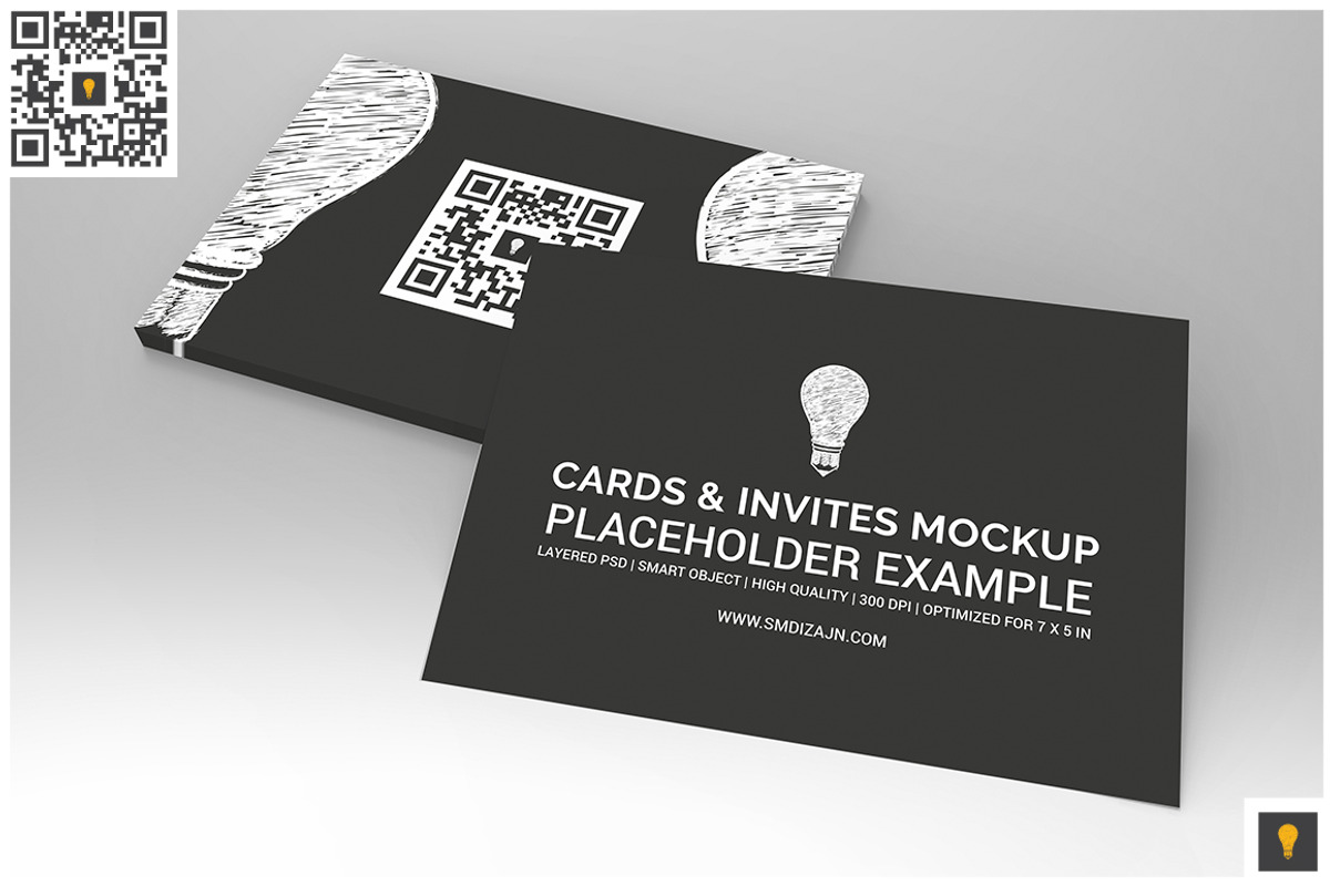 Invitation Card Mockup, a Print Template by Shocky Design Studio (Photo 3 of 5)