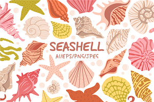 Coastal Beach Vector Set