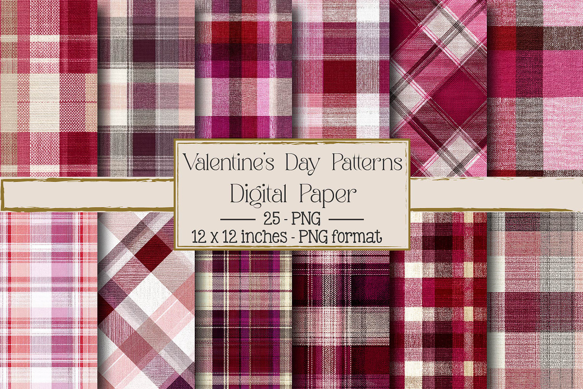 Valentine's Day Patterns, a Texture Illustration by DreamPrint404 (Photo 1 of 4)