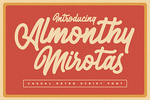 Almonthy Mirotas - Monoline Script