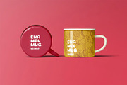 Enamel Mug Mock-up, a Cups & Container Mockup by zippypixelstudio (Thumbnail 5 of 13)