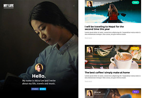 My Life - Personal Webflow CMS Theme, a Templates & Theme by Webflow