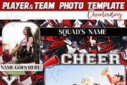 Cheer Red Memory Mate Template, a Poster Template by Brenda Avila Designs (Thumbnail 2 of 3)