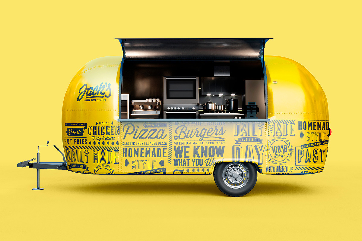 Food Truck Vol.3. PSD Mockup, a Product Mockup by Egor Shkolnikov (Photo 6 of 8)