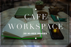 Cafe Workspace Scene