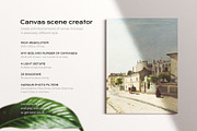 50 canvas mockup bundle creator kit, a Household Mockup by FoundImages (Thumbnail 2 of 54)