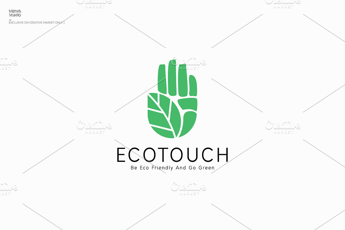 Ecotouch logo, a Branding & Logo Template by blends.studio (Photo 1 of 4)