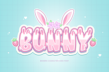Bunny - Modern Character Kids Font