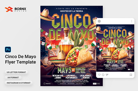 Cinco De Mayo Flyer Template