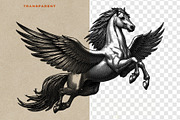 Horse Heraldry Engraving Collection, an Object Graphic by Kaizla03 (Thumbnail 3 of 4)