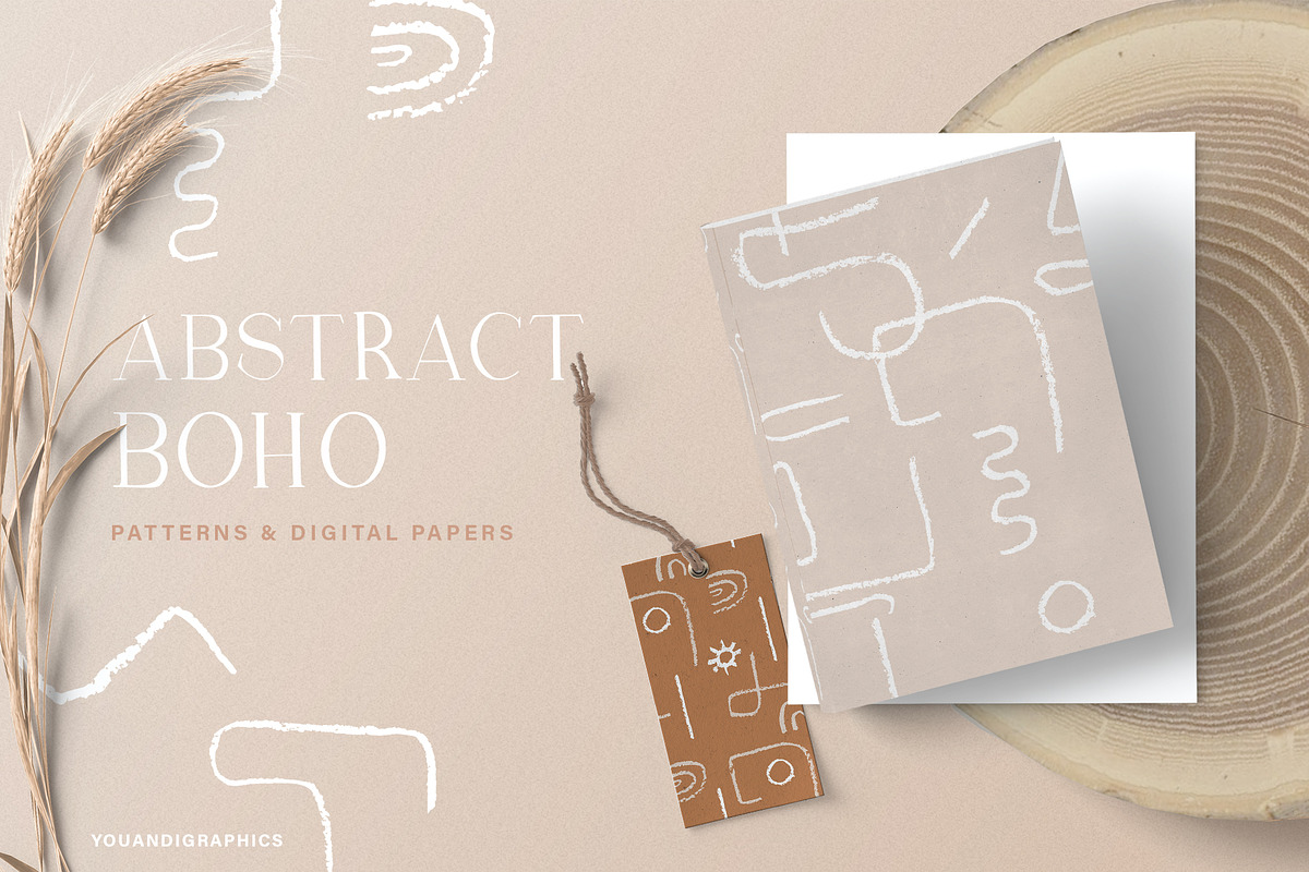 Abstract Boho Patterns, a Pattern Graphic by Youandigraphics (Photo 1 of 16)