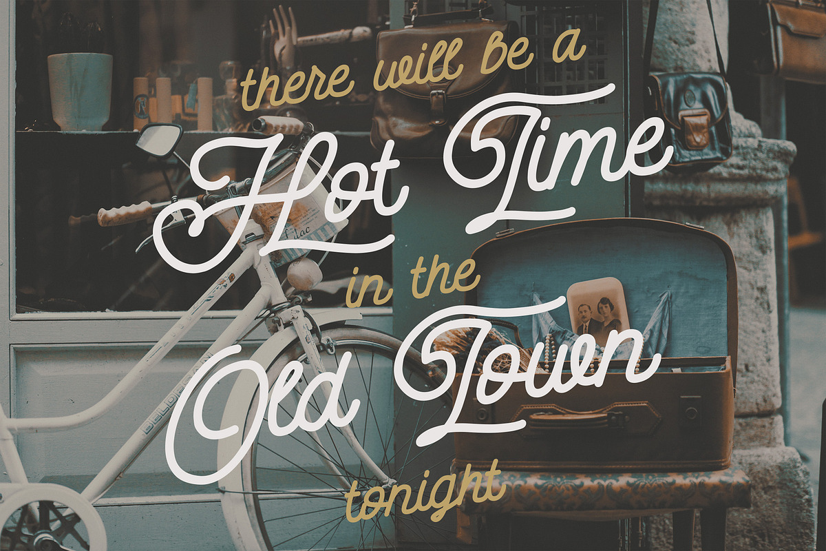 Dattge Hurty - Monoline Retro Font preview 8
