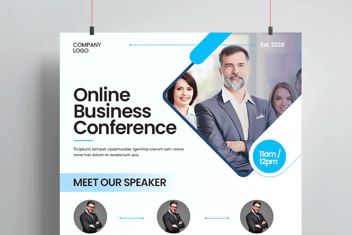 Online Business Conference Flyer, a Flyer Template by MightyDesign (Photo 2 of 8)