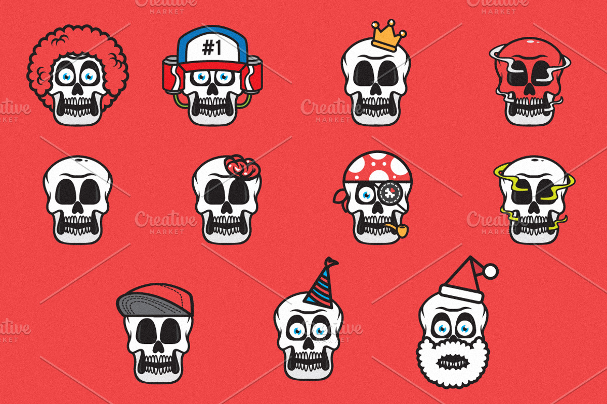 Sale ! Halloween Avatars + Free Font, an Icon by fopifopi (Photo 2 of 5)